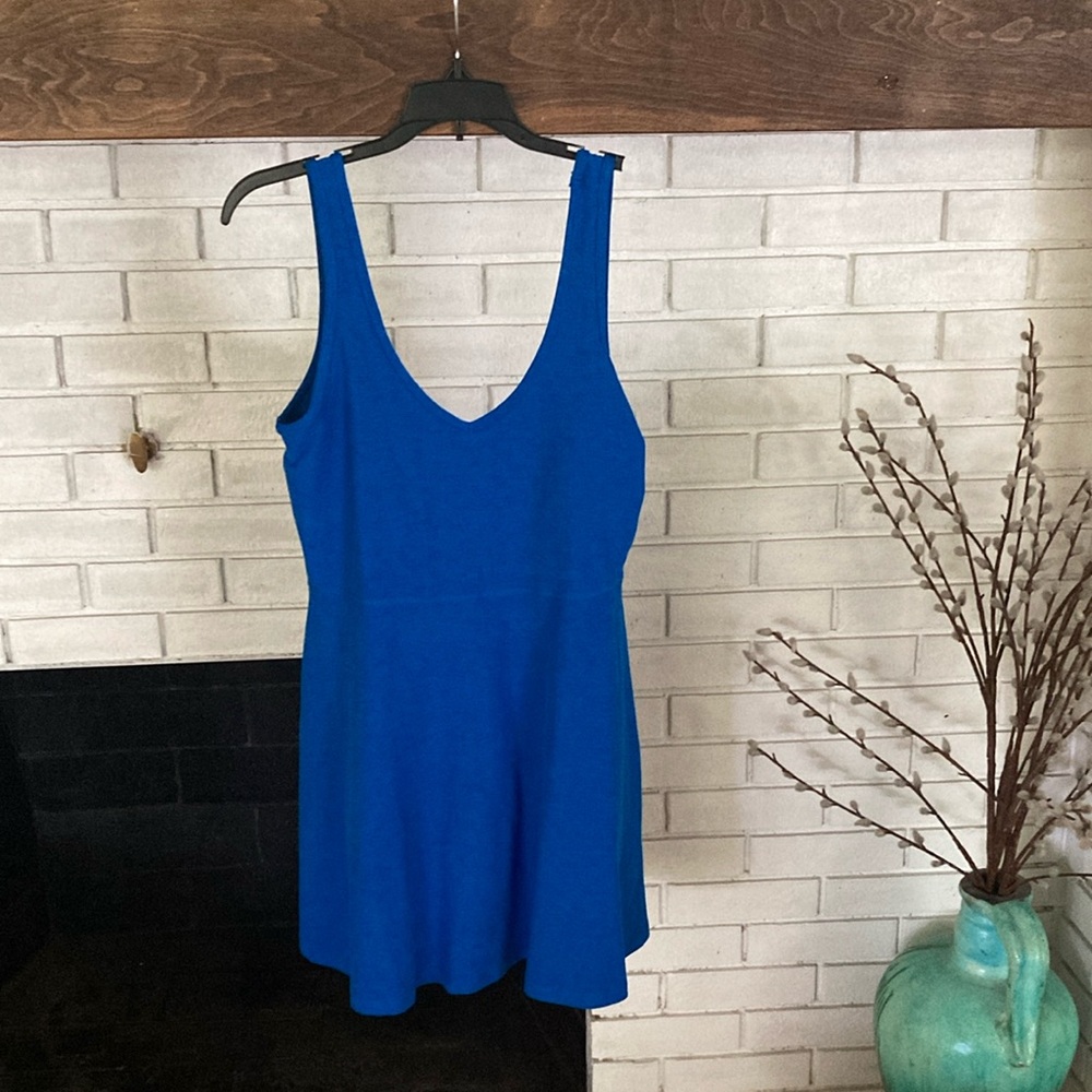 Beyond Yoga Blue Mini Dress